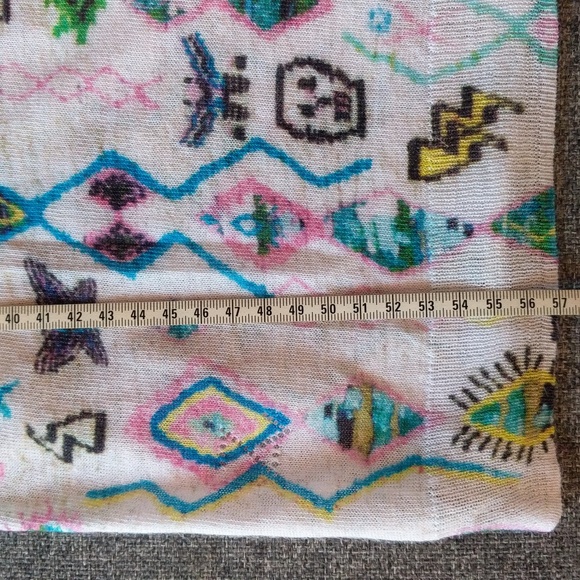 NWOT Zadig & Voltaire Tito Kilim Top In Neutrals T-shirt - Picture 14 of 15